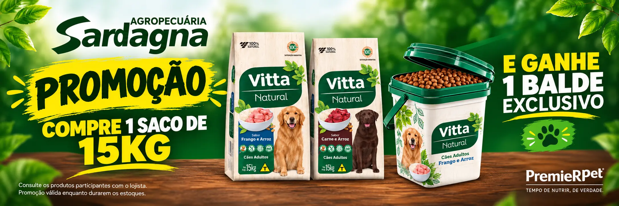 Promoção Vitta Natural_ Ganhe um Balde